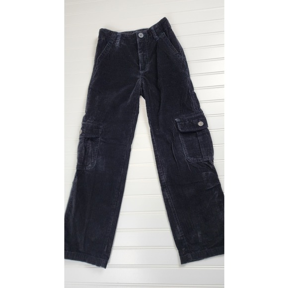 Gymboree Other - Gymboree‎ Boys Corduroy Cargo Pants Black Slim Fit Size 8